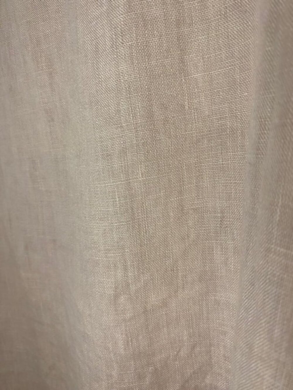 Terzo Millennio 100% Linen Top Blouse High Low Boxy Pale Pink Small - Picture 3 of 16